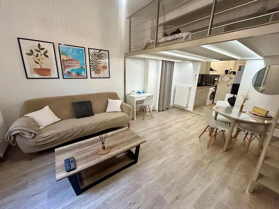 Charmant Studio Mezzanine Au Coeur De Nice